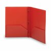Smead Two Pocket File Folder, Red, PK25 87727